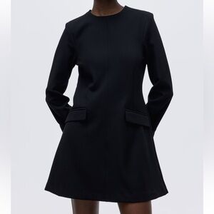 H&M Ponte Flared Mini Dress